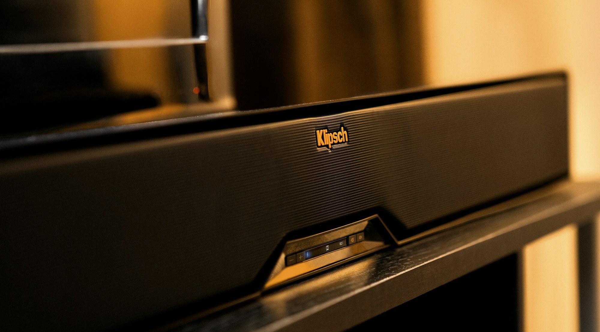 R4 BII sound bar on a shelf